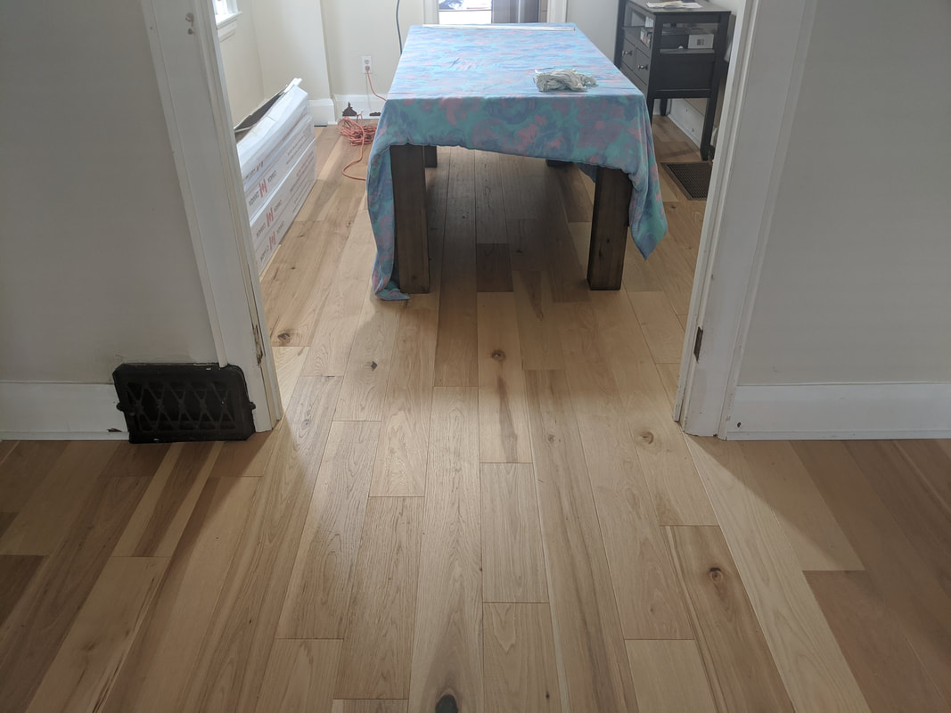 installed engineered hardwood floor in scarborough