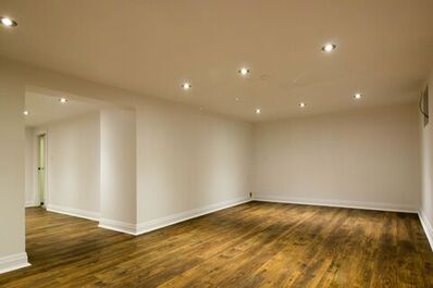A beautiful room in Toronto featuring durable and stylish laminate flooring