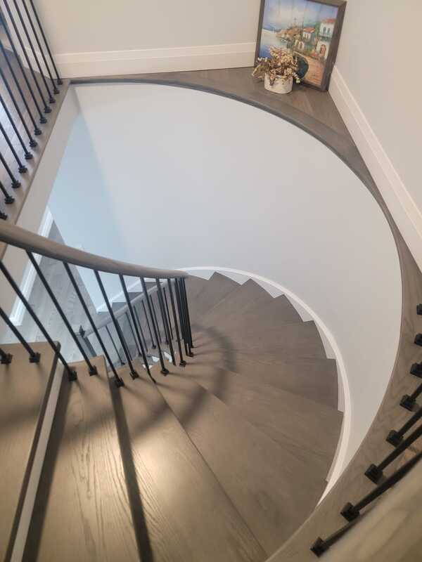 Vaughan Stair Refinishing After